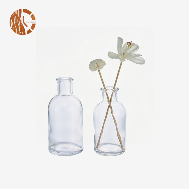 Clear Glass Reed Diffuser Bottle